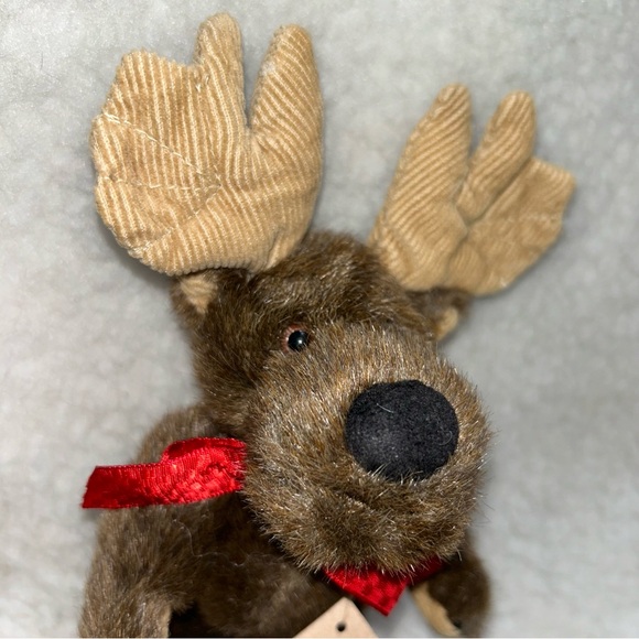 Boyd's Bears & Friends  Myles Vonhinden Moose plush 8" brown with tags vintage - Picture 3 of 11